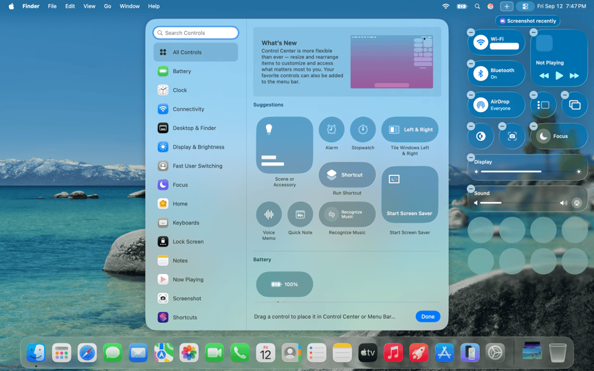 Tahoe UI Reference